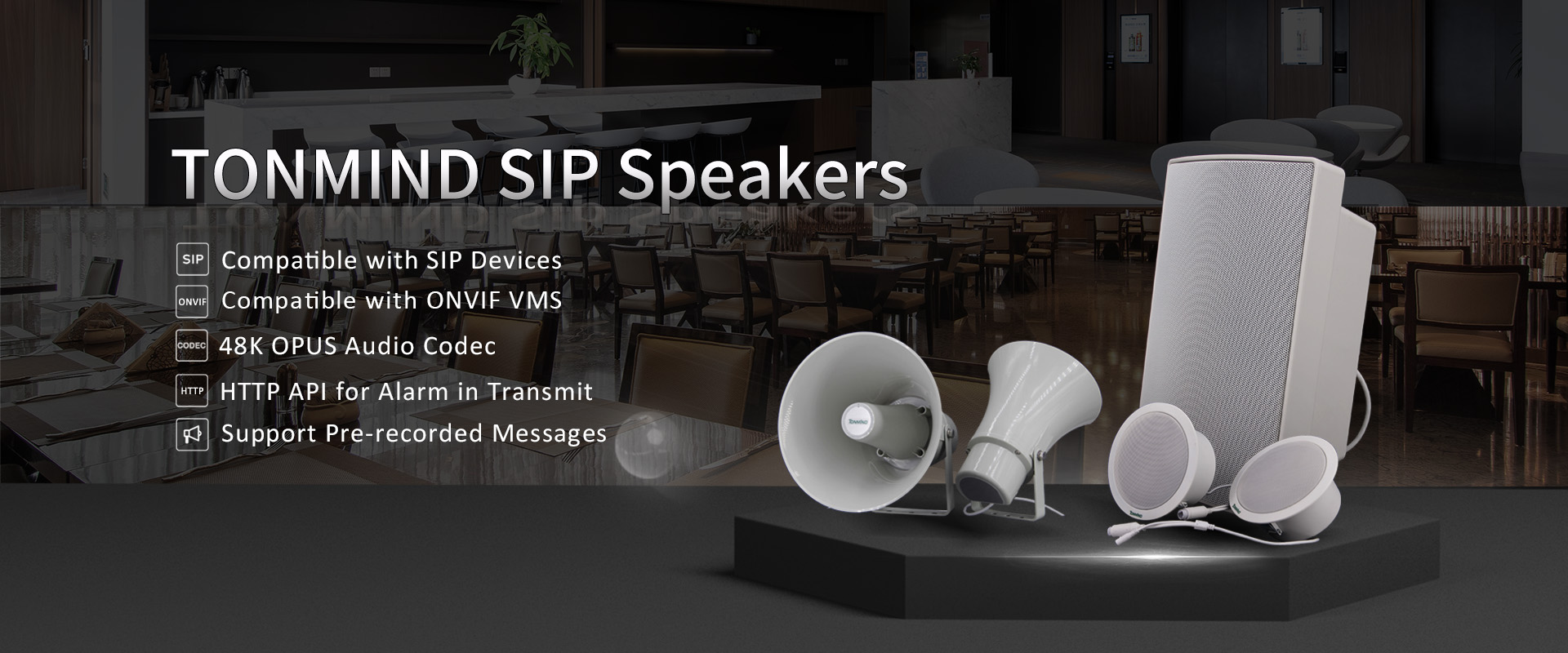Tomind IP SIP Speakers