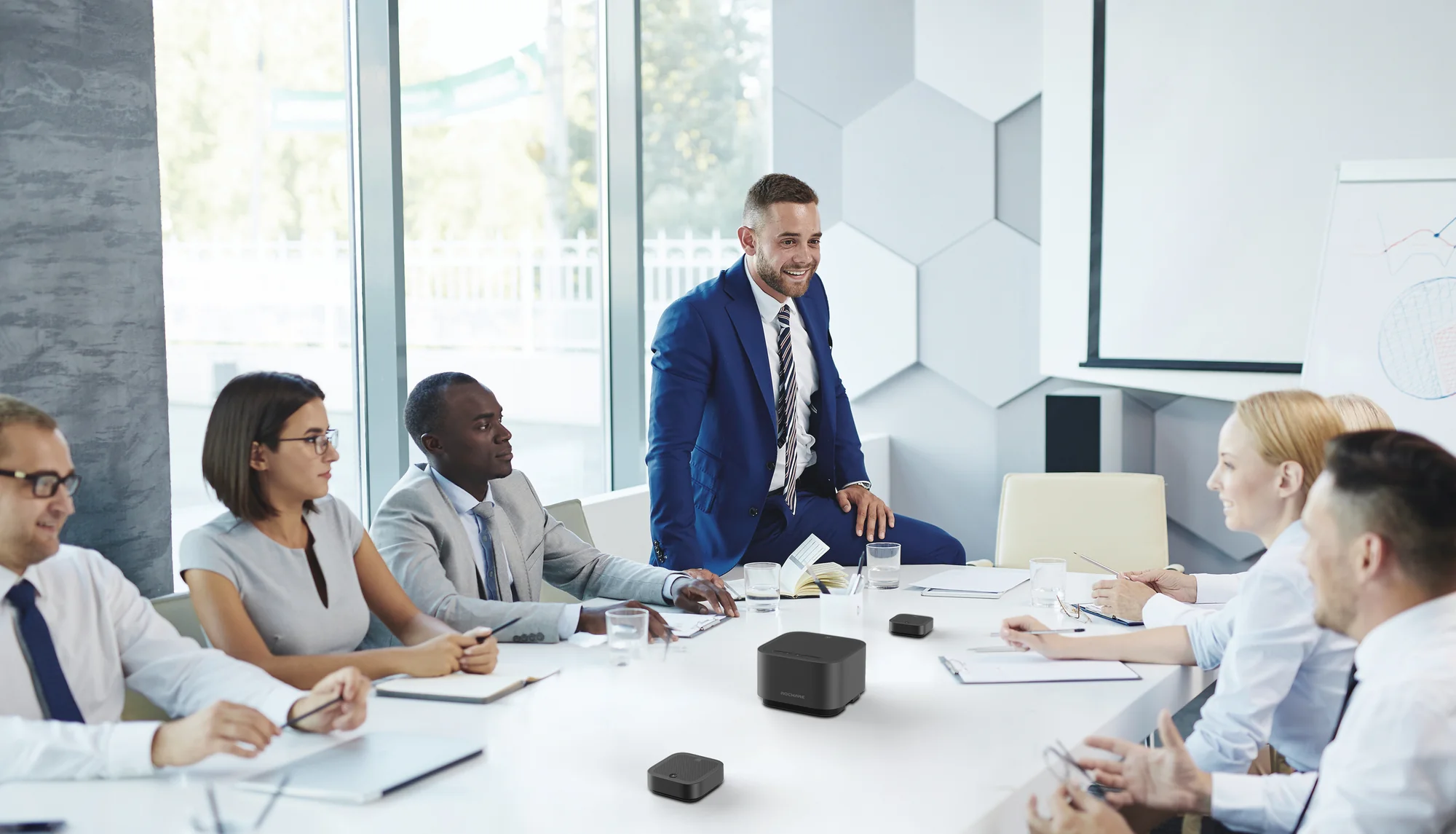 Loa hội nghị không dây thông minh Rocware A10W