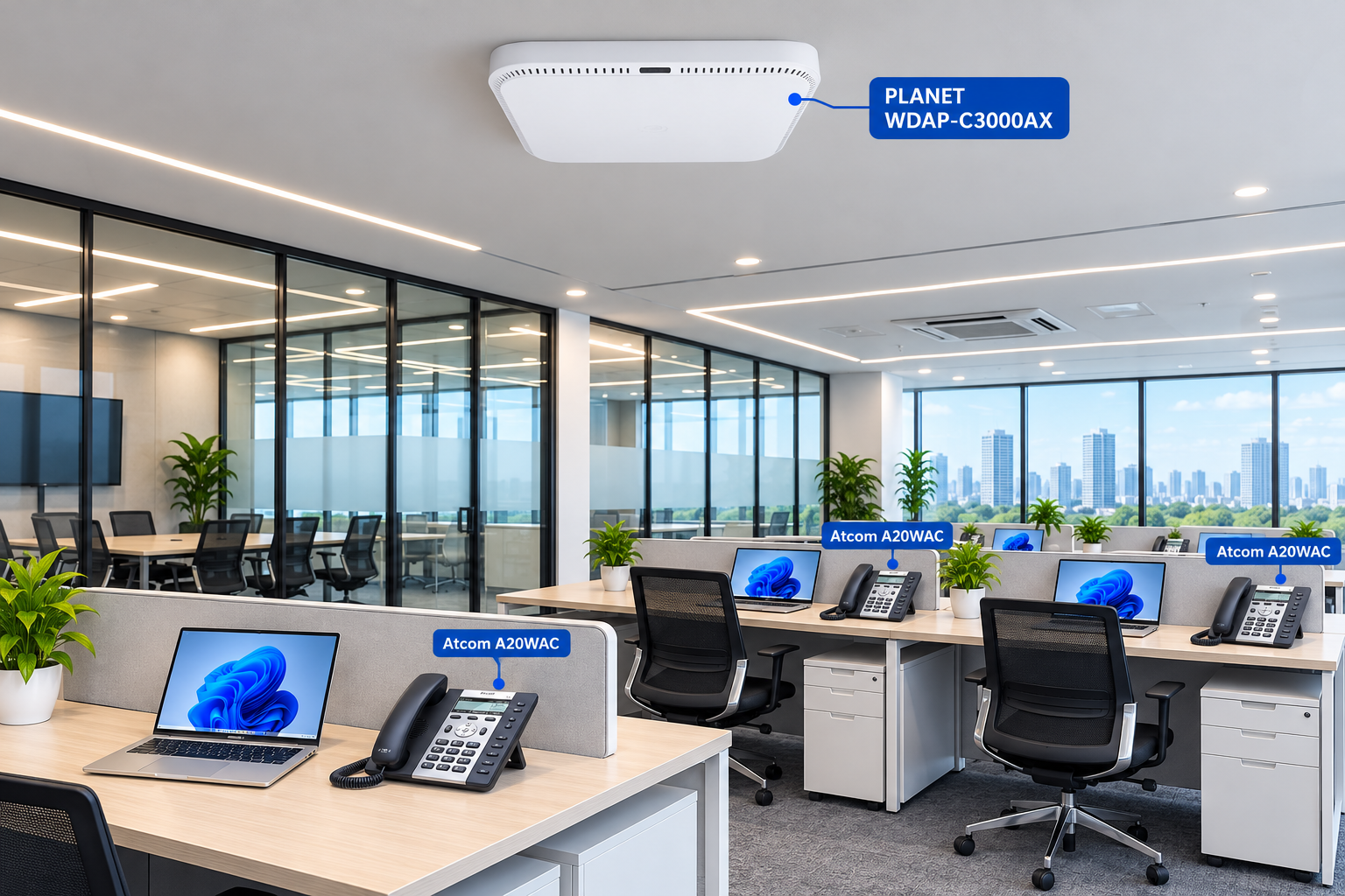Cách lựa chọn thiết bị mạng Wi-Fi-6 không dây cho văn phòng